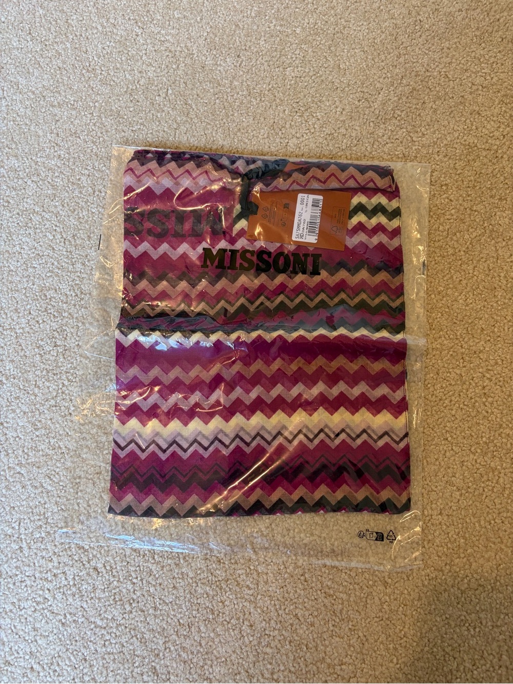 Missoni Pink Chevron Scarf